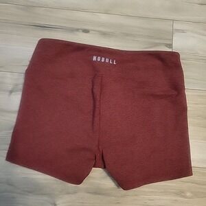 Nobull Shorts Adult‎ XS Maroon  2" Low Rise Biker Workout Gym Running Womens